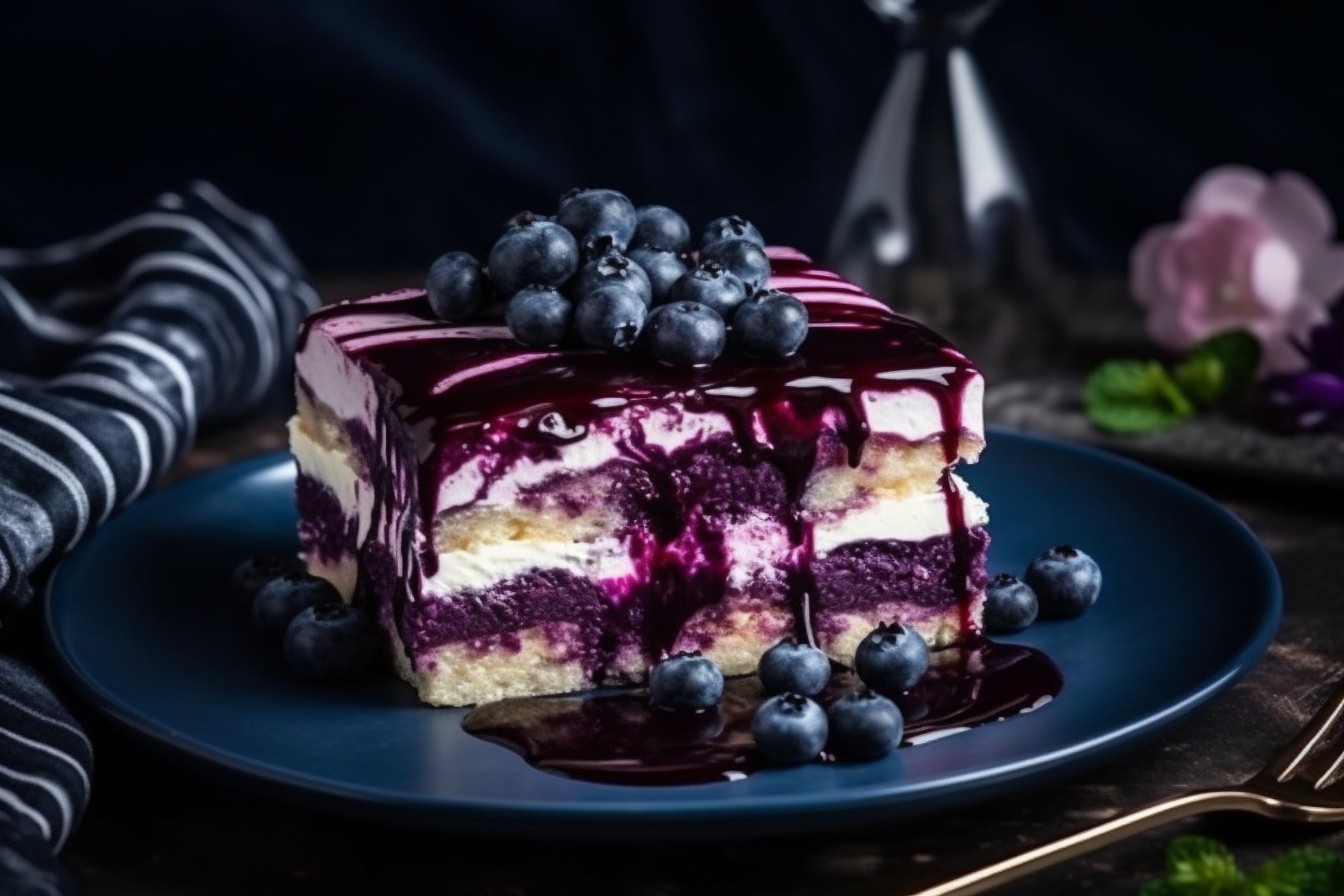 Tiramisu Inspired Blueberry Dessert – FreyaDish